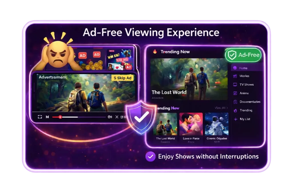 Ad Free Viewing Experience