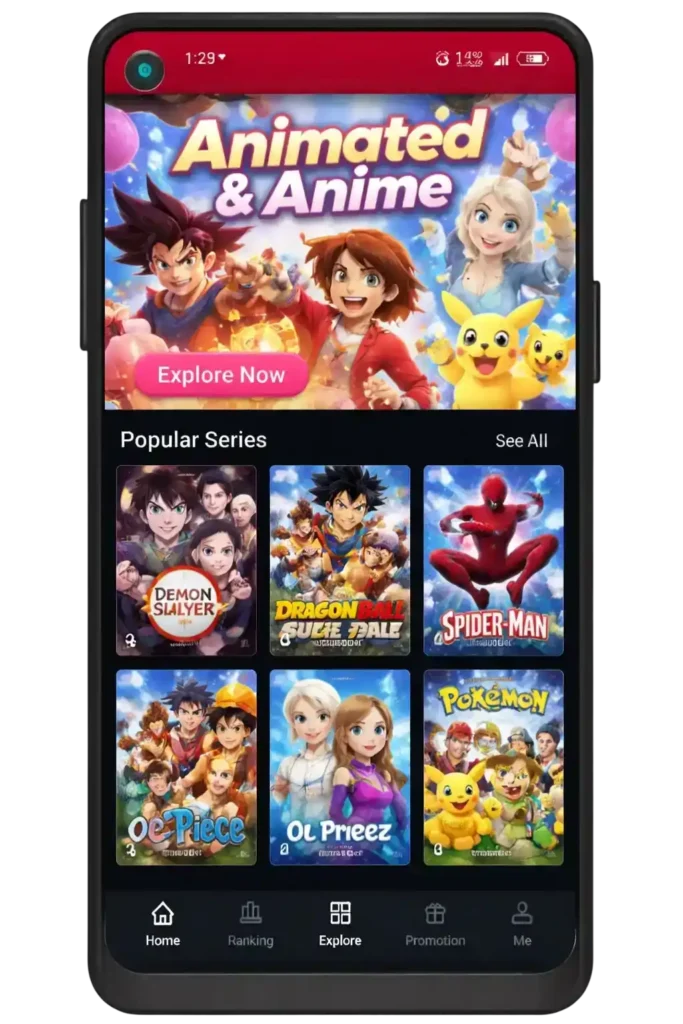 Animated Anime Content