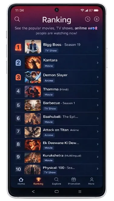 App Interface of Memes APK Ranking