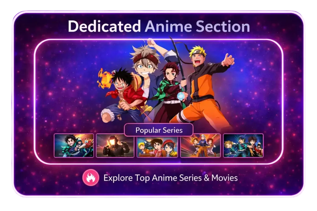 Dedicated Anime Section